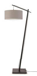 Floor lamp black ANDES 47x23 light gray