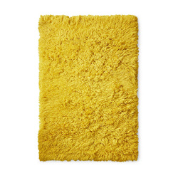 Fluffy yellow rug (150x240cm)