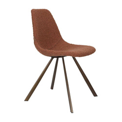 Franky Bouclé Chair Orange