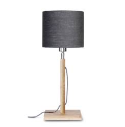 Fuji table lamp, dark gray shade