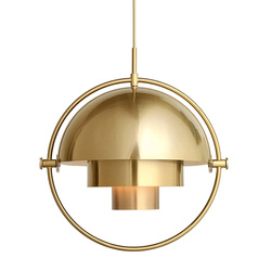 GUBI Multi-Lite L gold pendant lamp