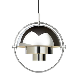 GUBI Multi-Lite L silver pendant lamp