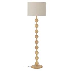 Giacoma Floor Lamp, Nature, Rubberwood