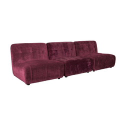 Giada 3-seater sofa purple