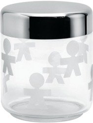 Glass Jar ALESSI Girotondo 0.75l transparent