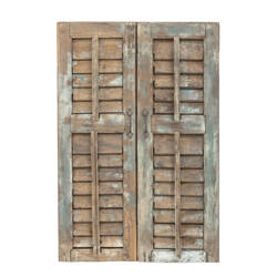 Granville Wall Decor, Green, Reclaimed Wood