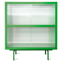 HK Chest of Drawers with Glass, Green