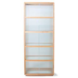 HK shelf with natural glass