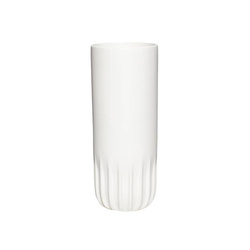 HÜBSCH WHITE vase white