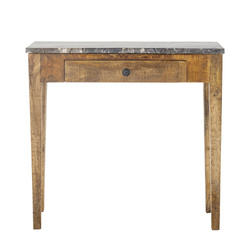 Hauge Console Table, Brown, Marble