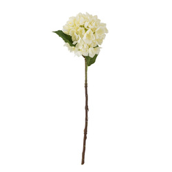 Hydrangea Stem, White, Artificial Flowers