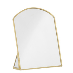 Inge Table Mirror, Brass, Glass