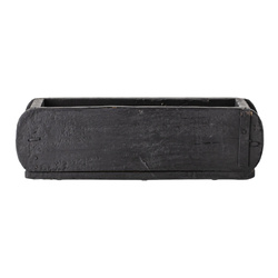 Janemaria Box, Black, Reclaimed Wood