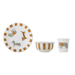 Jesse Tableware Set, Orange, Iron