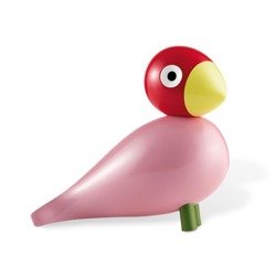 KAY BOJESEN Wooden Decoration Songbird Pink