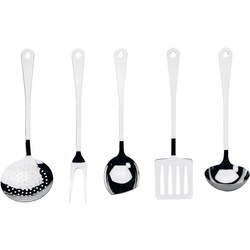 Kitchen Utensil Set, 5 Pieces, Polished