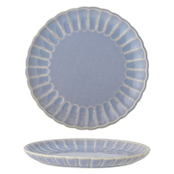 Latina Plate, Blue, Stoneware