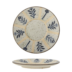 Leonie Plate, Blue, Stoneware