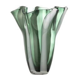 Lettice Vase, Green, Glass