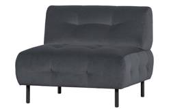 Lloyd armchair velvet anthracite