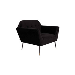 Lounge chair DUTCHBONE KATE black