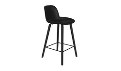 Low bar stool ALBERT KUIP black