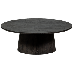 MAAN MDF coffee table dark brown 35xØ100cm