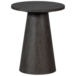 MAAN MDF coffee table dark brown 50xØ40cm