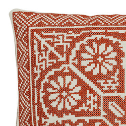 Madita Cushion, Red, Cotton