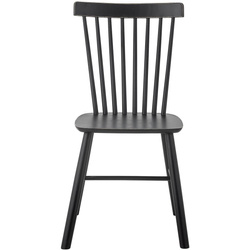 Mill Dining Chair, Black, Rubberwood