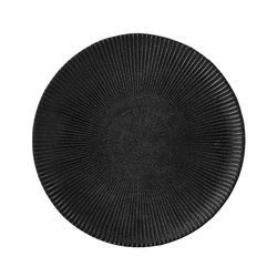 Neri Plate, Black, Stoneware