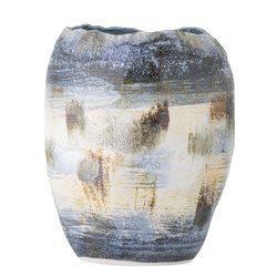 Nienna Vase, Blue, Stoneware