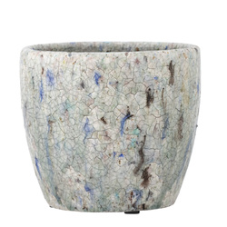 Niin Deco Flowerpot, Blue, Terracotta