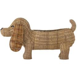 Palle Basket, Brown, Rattan