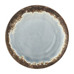 Paula Plate, Brown, Stoneware