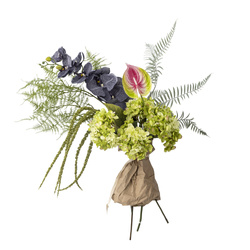 Poetry Bouquet, Green, Artificial Flowers