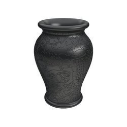 QEEBOO Ming flowerpot black