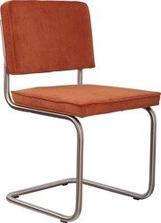 RIDGE BRUSHED RIB chair orange ZUIVER