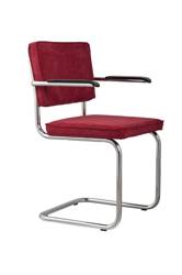 RIDGE RIB armchair red 21A