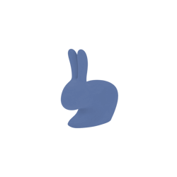 Rabbit velvet QeeBoo bookend blue