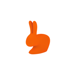 Rabbit velvet QeeBoo bookend orange