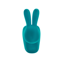 Rabbit velvet QeeBoo turquoise children's chair