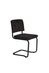 Ridge Kink Soft Chair Black