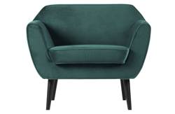 Rocco velvet armchair sea green