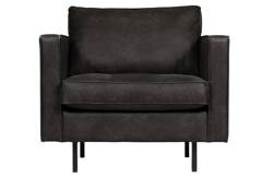 Rodeo armchair black