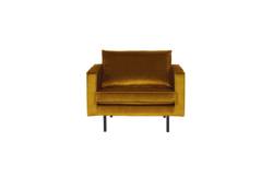 Rodeo armchair velvet mustard 132