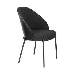 Rodin Bouclé Chair Black