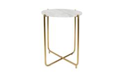 SIDE TABLE TIMPA MARBLE white