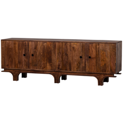 STAES chest of drawers mango wood brown