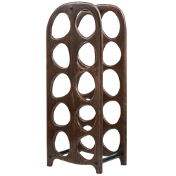 SUVI wine container for 10 bottles wood brown